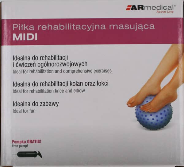 Piłka z kolcami 20cm Armedical - obrazek 2